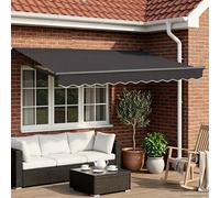 vidaXL Toldo Retráctil Eléctrico Antracita 2,5 x 2 m
