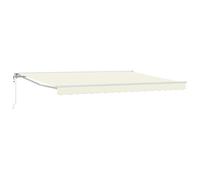 vidaXL Toldo Retráctil Eléctrico Crema 4 x 3 m