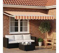 vidaXL Toldo Retráctil Eléctrico Multicolor 3 x 2,5 m
