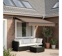 vidaXL Toldo Retráctil Eléctrico Topo 3,5 x 2 m