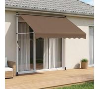 vidaXL Toldo retráctil manual 200 cm, Jardín y , Toldo Ajustable, Cubierta , Pérgola Retráctil, Protección Exterior, Refugio Flexible para