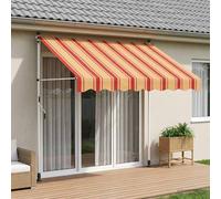 vidaXL Toldo retráctil manual Multicolor 150 x 115 x 300 cm