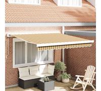 vidaXL Toldo retráctil Multicolor 300 x 250 cm Lona y Aluminio