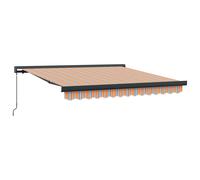 vidaXL Toldo retráctil Multicolor 350 x 250 cm Lona y Aluminio