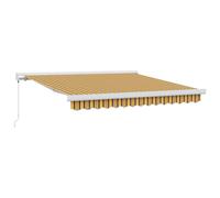 vidaXL Toldo retráctil Multicolor 350 x 250 cm Lona y Aluminio
