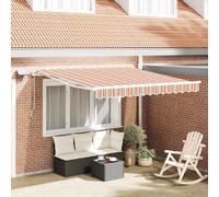 vidaXL Toldo retráctil Multicolor 350 x 250 cm Tela y Aluminio