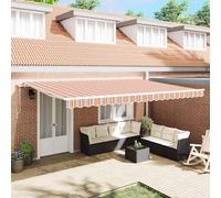 vidaXL Toldo retráctil Multicolor 500 x 300 x 165 cm Orange