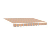 vidaXL Toldo Retráctil Poliéster y Acero 300 x 250 cm Multicolor Azul Y Naranja