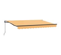 vidaXL Toldo Retráctil Poliéster y Acero 400 x 300 cm Multicolor Arena