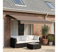 vidaXL Toldo retráctil Topo 3,5 x 2,5 m Poliéster y Aluminio