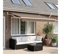 vidaXL Toldo retráctil Topo 3,5 x 2 m Poliéster y Aluminio