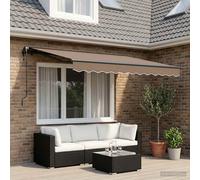 vidaXL Toldo retráctil Topo 3,5 x 2 m tela
