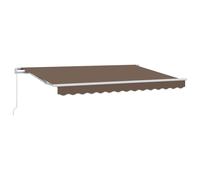 vidaXL Toldo retráctil Topo 4 x 3 m Poliéster y Aluminio