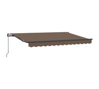 vidaXL Toldo retráctil Topo 500 x 300 cm Poliéster y Aluminio