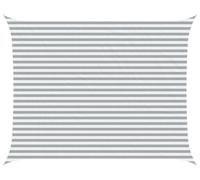 vidaXL, toldo solar, gris claro y blanco, 4,5 x 3,5 metros