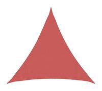 vidaXL Toldo Vela 2 x 2 x 2 m HDPE Triangular Terracota