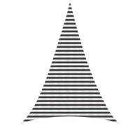 vidaXL Toldo Vela 4 x 5 x 5 m HDPE Triangular Antracita y Blanco