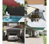 vidaXL Toldo Vela de Sombra 3 x 3 m 100% Poliéster Oxford Cuadrado