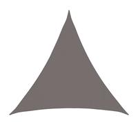 vidaXL Toldo Vela 2 x 2 x 2 m HDPE Triangular Gris Claro