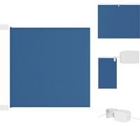 vidaXL Toldo vertical azul de 100x1200 cm, fabricado en tejido Oxford - Toldos y protección solar
