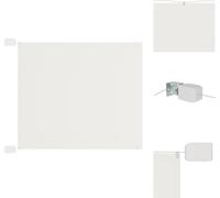 vidaXL Toldo vertical blanco de 140x800 cm, fabricado en tejido Oxford - Toldos y protección solar