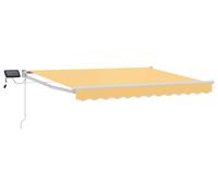 vidaXL: Toldos articulados manuales con iluminación LED, color arena