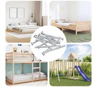 vidaXL Tornillo 1200 uds. Plateado M6 x 85 mm Acero