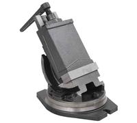 vidaXL Tornillo de banco basculante 2 ejes – Deslizamiento cruzado y base giratoria – 160 mm