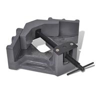 vidaXL Tornillo de banco de esquina manual 115 mm Soporte para taladro