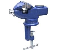 vidaXL Tornillo de banco Mordaza de sujeción, hierro fundido, base giratoria 60 mm