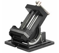 vidaXL Tornillo de banco inclinable manual 110 mm Soporte para taladro