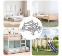 vidaXL Tornillos de Madera 1350 uds. Plateado Acero