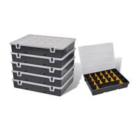 vidaXL Torre de 6 cajas de herramientas,