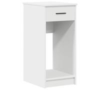 vidaXL Torre de ordenador con cajón blanco 35x45x77 cm