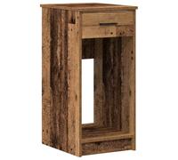 vidaXL Torre de ordenador con cajón madera vieja 35x45x77 cm