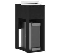 vidaXL Torre de ordenador con cajón negro 30x44x74 cm