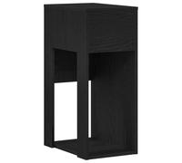 vidaXL Torre de ordenador con cajón negro 30x44x74 cm