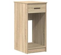 vidaXL Torre de ordenador con cajón roble Sonoma 35x45x77 cm