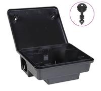 vidaXL Trampas para ratones 4 uds. negro 23x19x9,5 cm