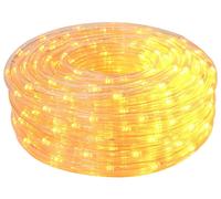 vidaXL Tubo de luces navideñas LED, 1200 LEDs, color amarillo, 50 metros