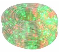 vidaXL Tubo de luces navideñas LED, 1200 LEDs, rojo y verde, 50 metros
