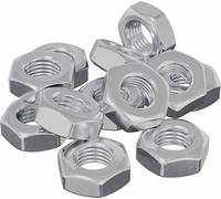 vidaXL Tuerca hexagonal, 3600 unidades, color plateado, metal