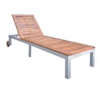 vidaXL: Tumbona de madera maciza de acacia