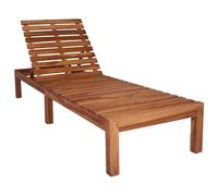 Vidaxl Tumbonas de Madera Maciza de Teca - Cantidad 1 o 2 1