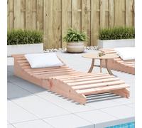 vidaXL Tumbona de madera maciza Douglas 205x60x31,5 cm
