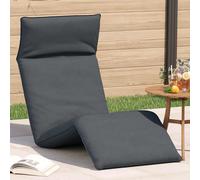 vidaXL Tumbona plegable antracita 175x54x8,5 cm tejido oxford