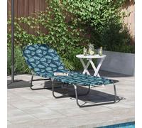 vidaXL Tumbona plegable Multicolor 188 x 57 x 86,5 cm Poliéster