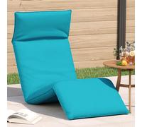 vidaXL Tumbona plegable turquesa de 175x54x8,5 cm, tejido Oxford
