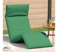vidaXL Tumbona plegable verde de 175x54x8,5 cm, tejido Oxford
