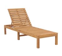 Vidaxl Tumbonas de Madera Maciza de Teca - Cantidad 1 o 2 2